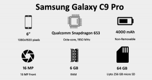 Read more about the article Samsung Galaxy C9 Pro, The Large SmartPhone