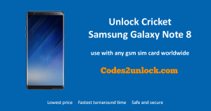 Read more about the article How To Unlock Cricket Samsung Galaxy Note 8
