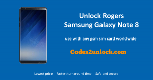 Read more about the article Unlock Samsung Galaxy Note 8 Rogers Canada