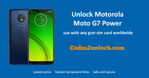 Read more about the article How to Unlock Motorola Moto G7 power Easily