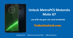 Read more about the article How to Unlock MetroPCS Motorola Moto G7 Easily