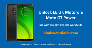 Read more about the article How to Unlock EE UK Motorola Moto G7 Power Easily